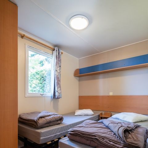 Mobilheim 5 Personen - AZUR - 2 Schlafzimmer mit TV