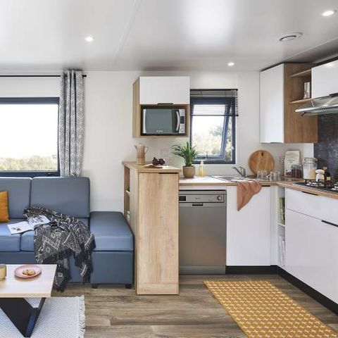 Mobilheim 6 Personen - Mobilheim Premium 3 Zi. mit Spa (37m²) 4/6 Pers.