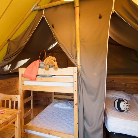 Bungalowzelt 4 Personen - KANADISCHE LODGE ohne Sanitäranlagen