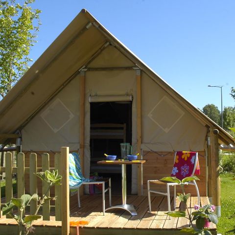 Bungalowzelt 4 Personen - KANADISCHE LODGE ohne Sanitäranlagen