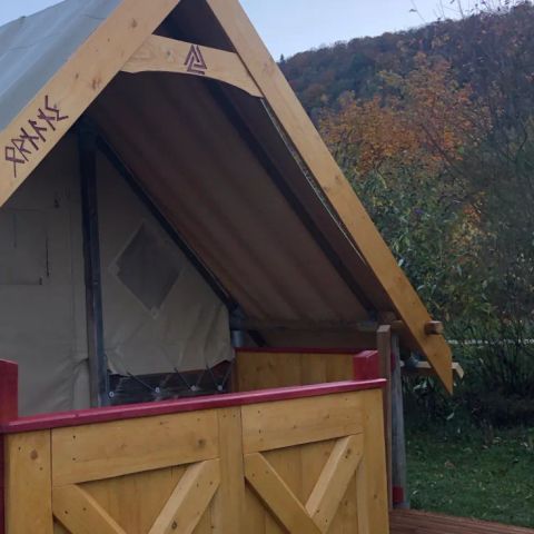 Safarizelt 4 Personen - LODGE SKALI - ohne Sanitäranlagen