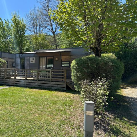 Mobilheim 5 personen - Cottage Vesontio Prestige - 36m2 - 2 Zimmer, 2 Bäder