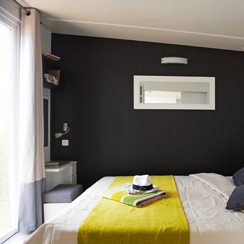 Mobilheim 5 Personen - Cottage Vesontio Prestige - 36m2 - 2 Zimmer, 2 Bäder