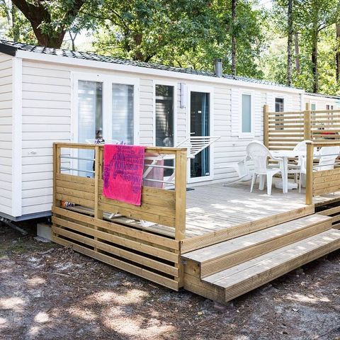 Mobilheim 4 personen - Mobilheim | Comfort | 2 Zi. | 4 Pers. | Nicht überdachte Hochterrasse