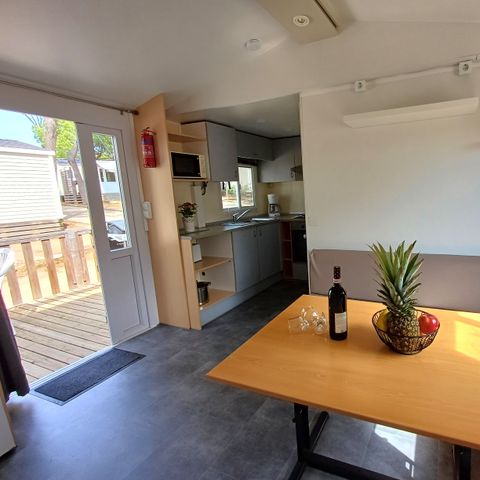 Mobilheim 4 Personen - 2 Schlafzimmer - 4 Personen Klima