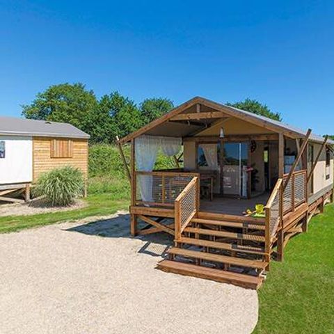 LODGE 5 Personen - Lodge-Zelt | 2 Schlafzimmer | Kapazität 4/5 Personen | Ohne Bad