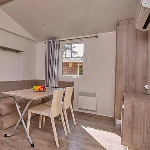 Mobilheim 6 Personen - Comfort | 2 Zi. | 4/6 Pers. | *Erhöhte Terrasse *| 1 Bad | Klim.