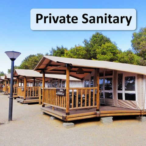 Bungalowzelt 5 Personen - Dschungel