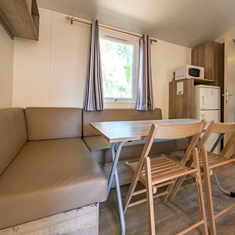 Mobilheim 4 Personen - Comfort | 2 Zi. | 4 Pers. | Erhöhte Terrasse