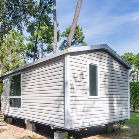 Mobilheim 4 personen - Comfort | 2 Zi. | 4 Pers. | Einfache Terrasse | Clim.