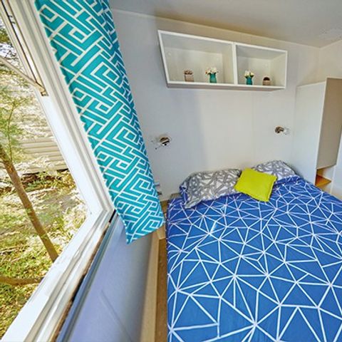 Mobilheim 6 Personen - Classic | 3 Schlafz. | 6 Pers. | Erhöhte Terrasse | Klima.