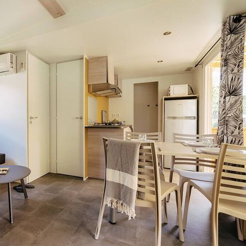 Mobilheim 4 Personen - Mobilheim | Premium | 2 Zi. | 4 Pers. | Terrasse Lounge | Klima.