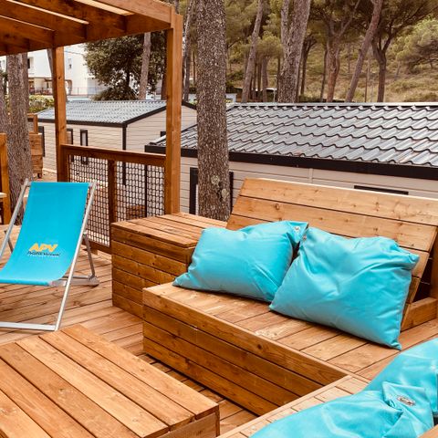 Mobilheim 4 Personen - Mobilheim Playa TV Clim - 2 Schlafzimmer - 4 Personen