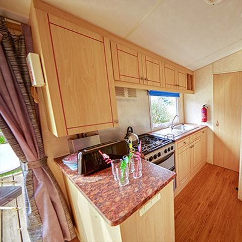 Mobilheim 4 Personen - Classic | 2 Zi. | 4 Pers. | Erhöhte Terrasse | Klim.