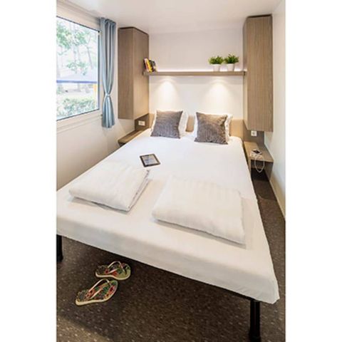 Mobilheim 5 Personen - Premium | 2 Schlafz. | 5 Pers. | Lounge Terrasse | Klimaanlage