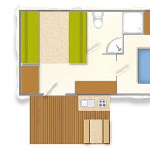 Mobilheim 2 Personen - BAIA CLASSIC