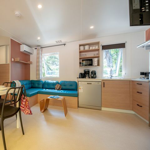 Mobilheim 4 Personen - Mobilheim | Comfort | 2 Zi. | 4 Pers. | Erhöhte Terrasse | Klim.