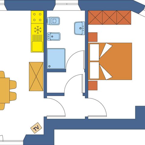 Wohnung 6 personen - GLICIN (Erdgeschoss oder Obergeschoss)