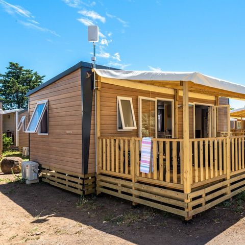 Mobilheim 4 personen - Mobilheim | Premium | 2 Zi. | 4 Pers. | Erhöhte Terrasse | 1 Bad | Klim.
