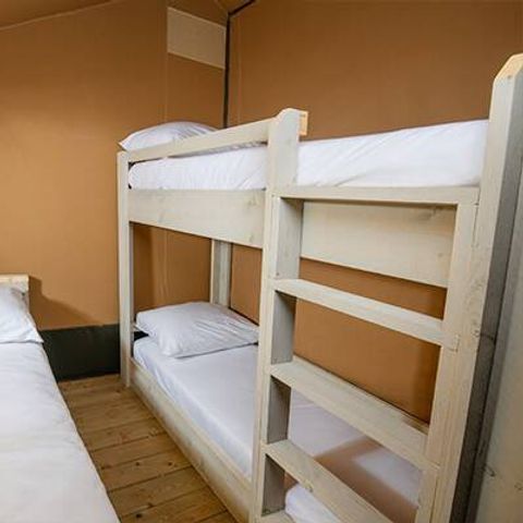 Zelt 5 personen - Eco Lodge | 2 Zimmer | Kapazität 4-5 Personen | Ohne Bad
