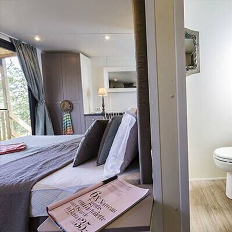 Mobilheim 2 personen - Comfort | Studio | 2 Pers. | Erhöhte Terrasse | 1 Bad | Klimaanlage