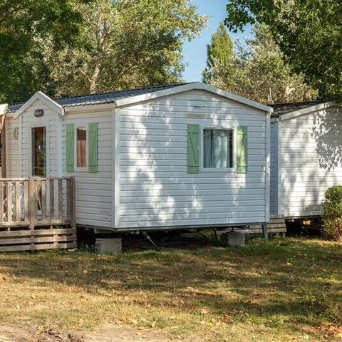 Mobilheim 6 personen - Classic | 2 Schlafz. | 6 Pers. | Erhöhte Terrasse | 1 Bad | Klimaanlage