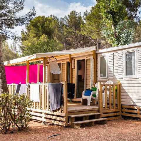 Mobilheim 6 personen - Mobilheim | Comfort | 3 Zi. | 6 Pers. | Terrasse Lounge | Clim.