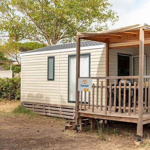 Mobilheim 6 Personen - Comfort | 2 Zi. | 4/6 Pers. | Einfache Terrasse | Klim.