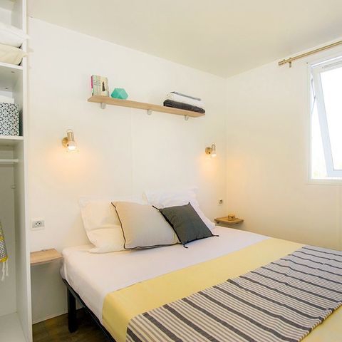 Mobilheim 6 Personen - Classic XL | 3 Zi. | 4/6 Pers. | Erhöhte Terrasse | Klima.