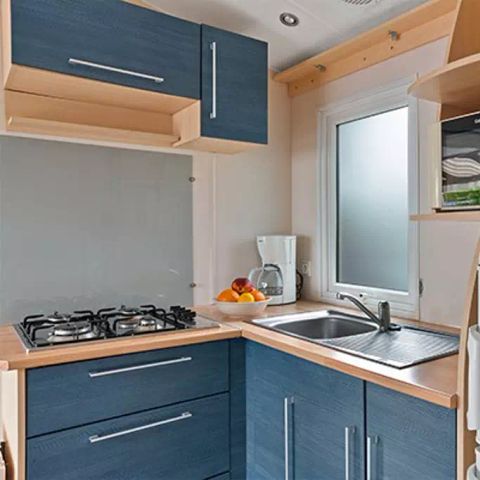 Mobilheim 4 Personen - Mobilheim | Classic | 2 Zi. | 4 Pers. | Einfache Terrasse | Klim.