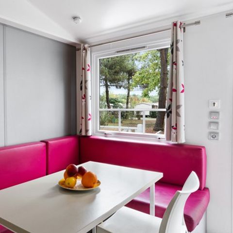 Mobilheim 6 Personen - Classic | 3 Schlafz. | 6 Pers. | Erhöhte Terrasse | Klima.