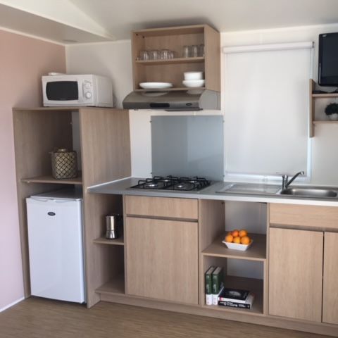 Mobilheim 4 personen - Mobil Home 2 Zi 4 Halboffene Terrasse Clim TV