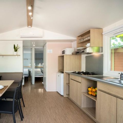 Bungalow 5 Personen - 3-Zimmer-Bungalow 4/5 Personen mit Klimaanlage + TV (4 Erwachsene + 1 Baby - 2 Jahre)