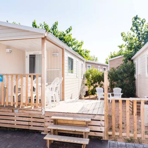 Mobilheim 6 Personen - Mobilheim | Comfort | 2 Zi. | 4/6 Pers. | Einfache Terrasse | Klim.