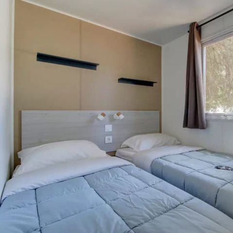 Mobilheim 6 Personen - Mobilheim | Comfort | 2 Zi. | 4/6 Pers. | Einfache Terrasse | Klim.