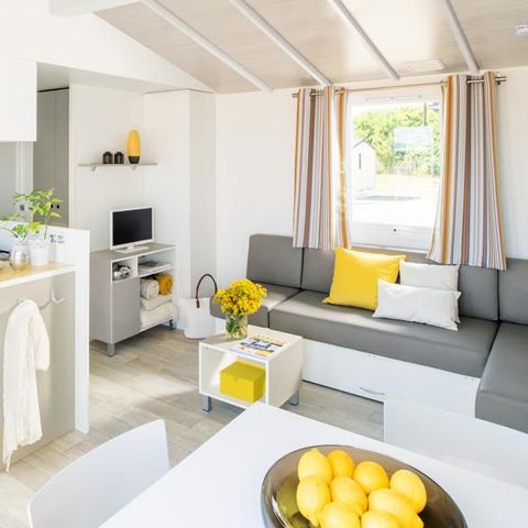 Mobilheim 7 Personen - Family XL 40 m² - klimatisiert 6/7 pers.