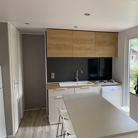 Mobilheim 6 Personen - Family Premium - 35m² - klimatisiert 6 pers.