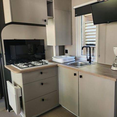 Mobilheim 5 Personen - Cottage CLIM 28m² klimatisiert 4/5 Pers.