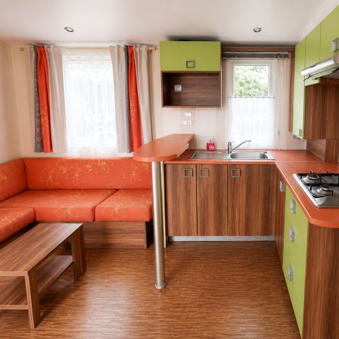 Mobilheim 4 Personen - Mobilheim Confort+ 2 Zimmer. - Überdachte Terrasse - 30 m2