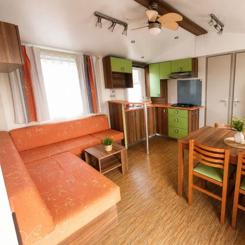 Mobilheim 4 Personen - Mobilheim Confort+ 2 Zimmer. - Überdachte Terrasse - 30 m2