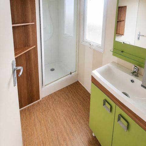 Mobilheim 4 Personen - Mobilheim Confort+ 2 Zimmer. - Überdachte Terrasse - 30 m2