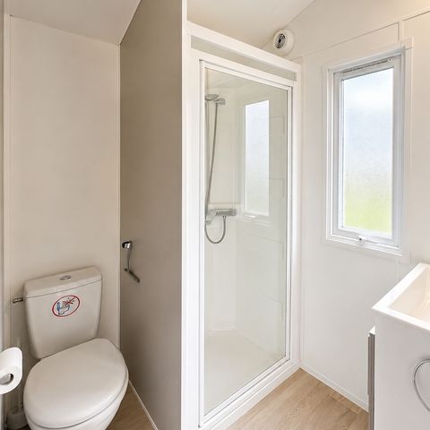 Mobilheim 2 Personen - Privilège 1 Zimmer. - Nicht überdachte Terrasse - 21 m2