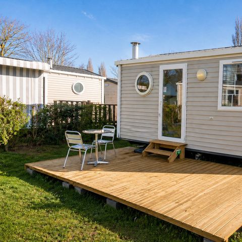 Mobilheim 2 Personen - Privilège 1 Zimmer. - Nicht überdachte Terrasse - 21 m2
