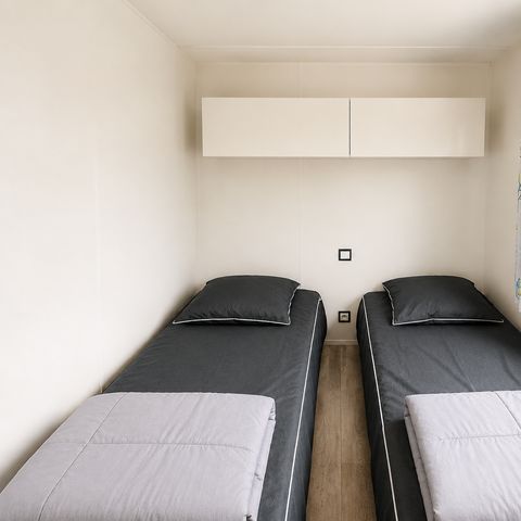 Mobilheim 6 personen - Premium - 3 zimmer. - Überdachte Terrasse - 35 m2