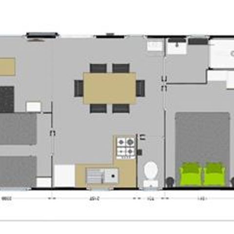 Mobilheim 6 Personen - Modulo
