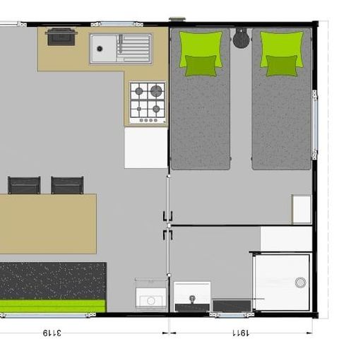 Mobilheim 6 Personen - Ibiza