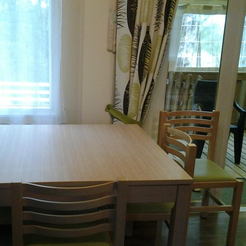 Mobilheim 6 Personen - Residenz RIVIERA 40m2 (2 Badezimmer) +Klima + WÄSCHE- UND GESCHIRRSPÜLERWASCHMASCHINE+BEDECKTE TERRASSE