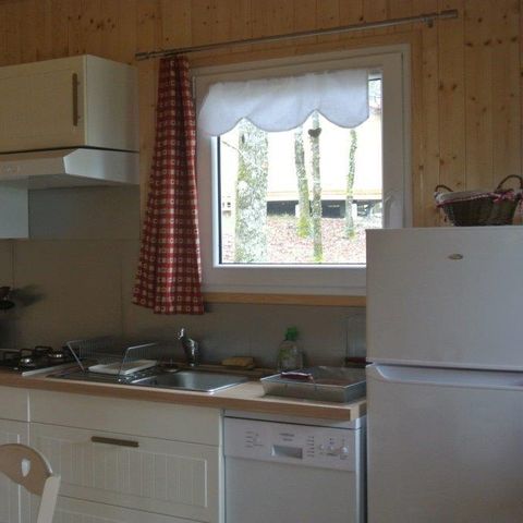Chalet 5 Personen - Chalet Les Pivoines 40m² + Fernseher + Überdachte Terrasse+ Geschirrspülmaschine