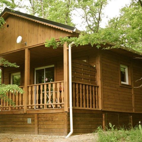 Chalet 5 Personen - Chalet Les Pivoines 40m² + Fernseher + Überdachte Terrasse+ Geschirrspülmaschine
