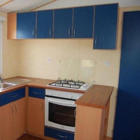 Mobilheim 6 Personen - Résidence La Futaie 32m2 3 Zimmer Geschirrspüler + Überdachte Terrasse + Fernseher